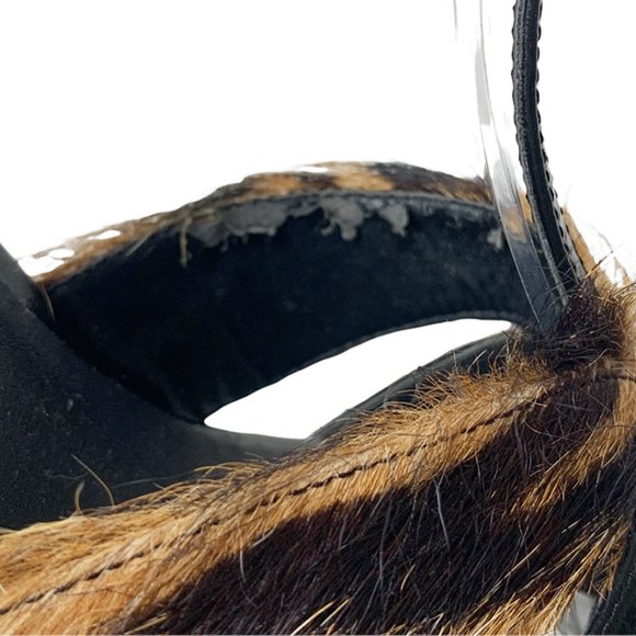 BLAQUE Calf Hair Tiger Print Platform Shoe - Picture 10 of 10